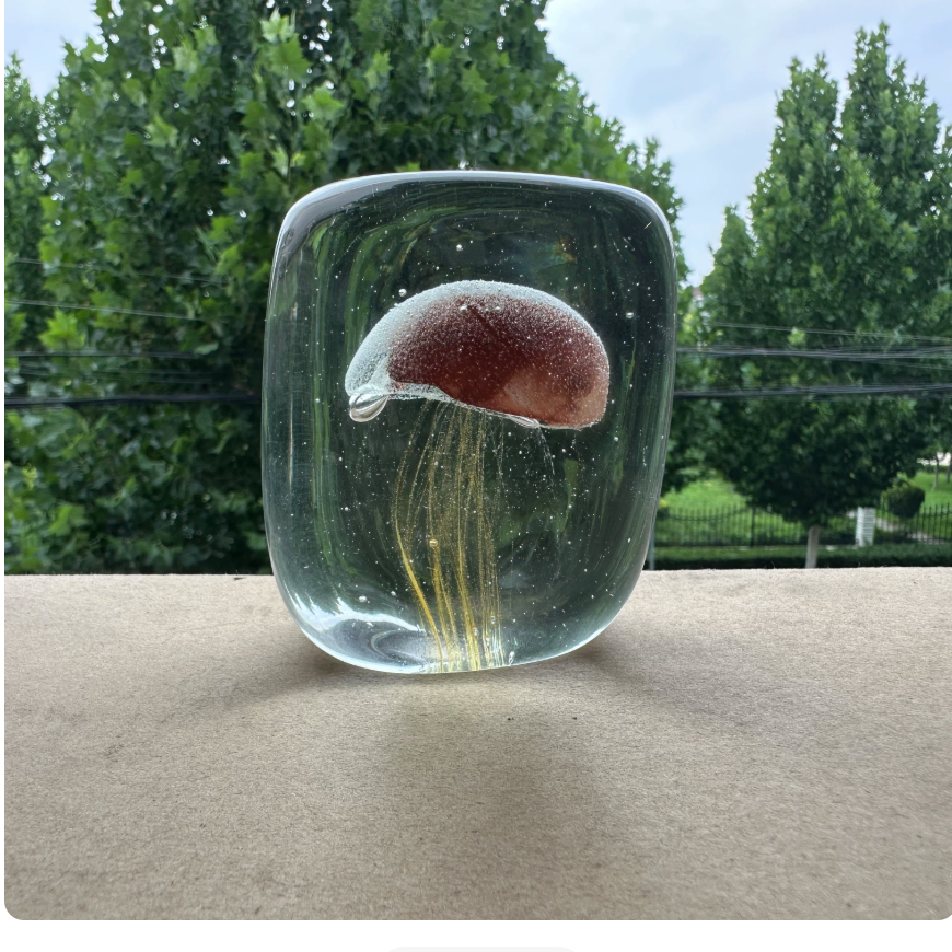 四角水母 9cm（夜光）